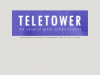 teletower.de Webseite Vorschau