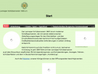 lenneper-schuetzenverein.de Webseite Vorschau