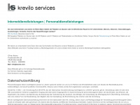 krevilo.de Webseite Vorschau