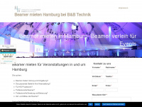 beamer-mieten-hamburg24.de Webseite Vorschau