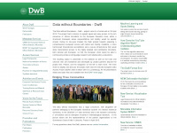 dwbproject.org Webseite Vorschau