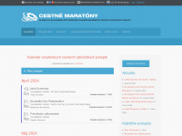 maratony.eu Webseite Vorschau