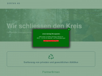 sortag.ch Webseite Vorschau