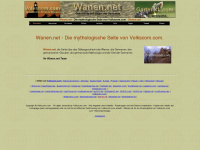 wanen.net Webseite Vorschau