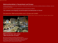 weihnachtsmarkt-europa.de Webseite Vorschau