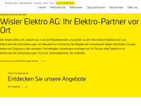 wislerelektro.ch Webseite Vorschau