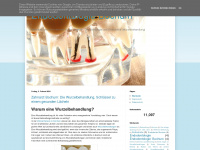 endodontologie-bochum.blogspot.com Webseite Vorschau
