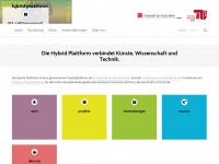 hybrid-plattform.org Webseite Vorschau