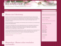 blumenshop.wordpress.com Webseite Vorschau
