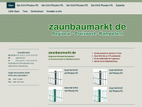 zaunbaumarkt.de Webseite Vorschau