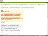 epd-online.com Webseite Vorschau