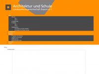 architektur-und-schule.org Webseite Vorschau