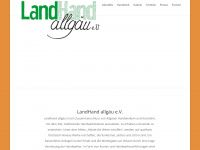 landhand.de Webseite Vorschau