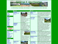 campings-en-vakantieparken.nl Webseite Vorschau