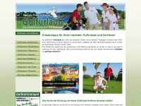 golfurlaub.org Webseite Vorschau