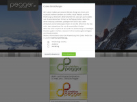 pegger.at Webseite Vorschau