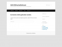gus-wirtschaftsforum.de Webseite Vorschau