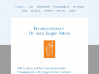 frauenarztpraxis-peters.de Webseite Vorschau