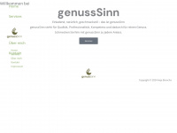 genusssinn.de Webseite Vorschau