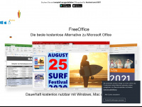 freeoffice.com Webseite Vorschau
