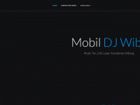 mobil-dj-wiba.de Webseite Vorschau