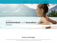 schwimmbadbau-altenhofen.de Webseite Vorschau