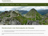 slowakei-reisetipps.de Webseite Vorschau