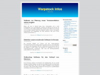 warpstock.de Webseite Vorschau
