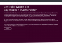 staatstheater.bayern.de Webseite Vorschau