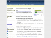 php-newsletter-software.de Webseite Vorschau