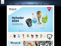 premier-is.dk Webseite Vorschau
