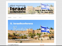 israelkonferenz.de Webseite Vorschau