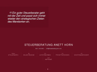 steuerberater-horn-leipzig.de Webseite Vorschau
