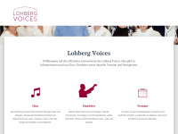 lohberg-voices.de Webseite Vorschau