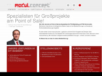 modulconcept.de Webseite Vorschau