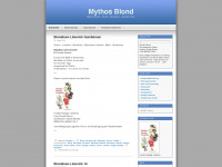 mythosblond.wordpress.com Webseite Vorschau