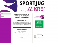 sportjugendkrefeld.de Webseite Vorschau
