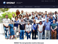 km3net.org Webseite Vorschau