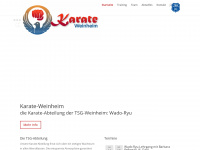 karate-weinheim.de Webseite Vorschau
