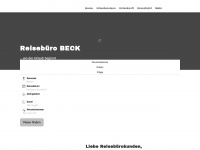 reisebuero-beck.de Webseite Vorschau