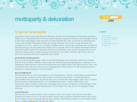 mottoparty-dekoration.de Webseite Vorschau