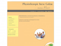 physiotherapie-galow.de Webseite Vorschau