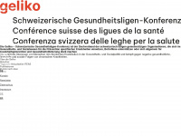 geliko.ch Webseite Vorschau
