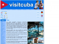 visitcuba.de Webseite Vorschau