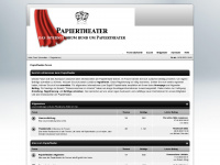 papiertheater-forum.eu Webseite Vorschau