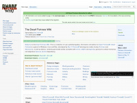 dwarffortresswiki.org Webseite Vorschau