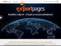 exportpages.cz Webseite Vorschau