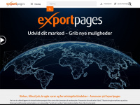 exportpages.dk Webseite Vorschau