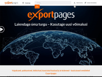 exportpages.ee Webseite Vorschau