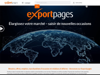 exportpages.fr Webseite Vorschau